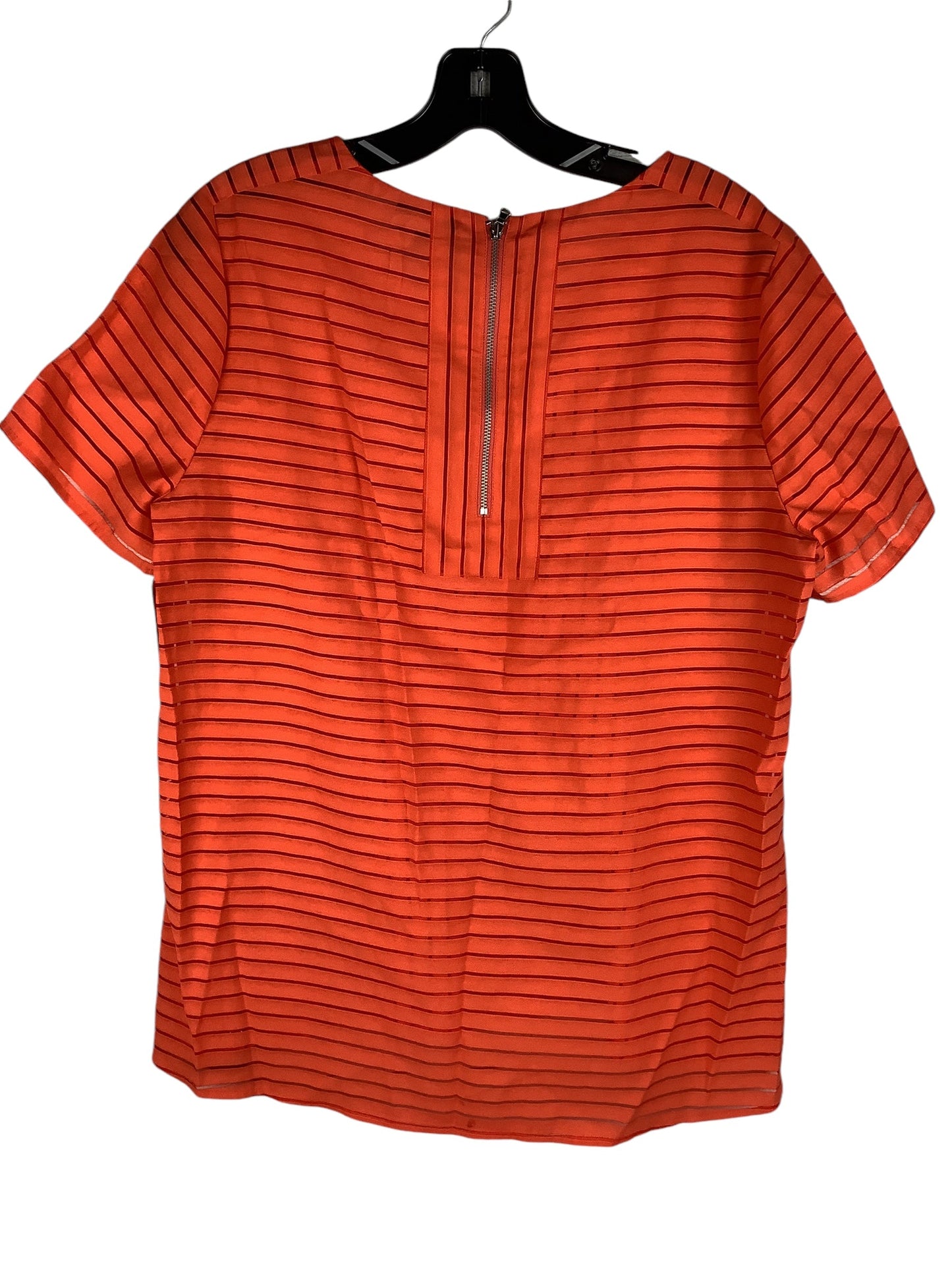 Top Short Sleeve By J. Crew In Orange, Size: 10