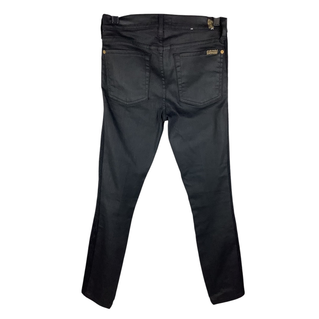 Pants Designer By 7 For All Mankind In Black, Size: 4