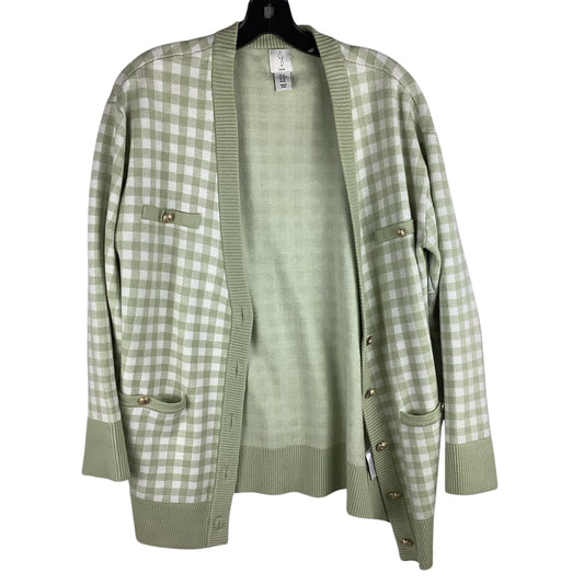 Sweater Cardigan By Joie In Green, Size: M