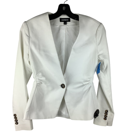 Blazer By Express In White, Size: 0