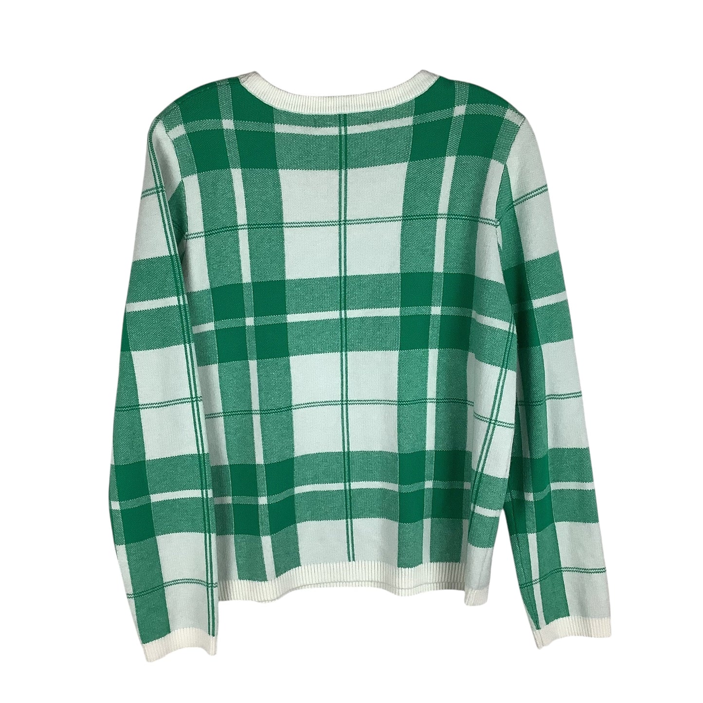 Sweater By Tahari By Arthur Levine In Green, Size: L