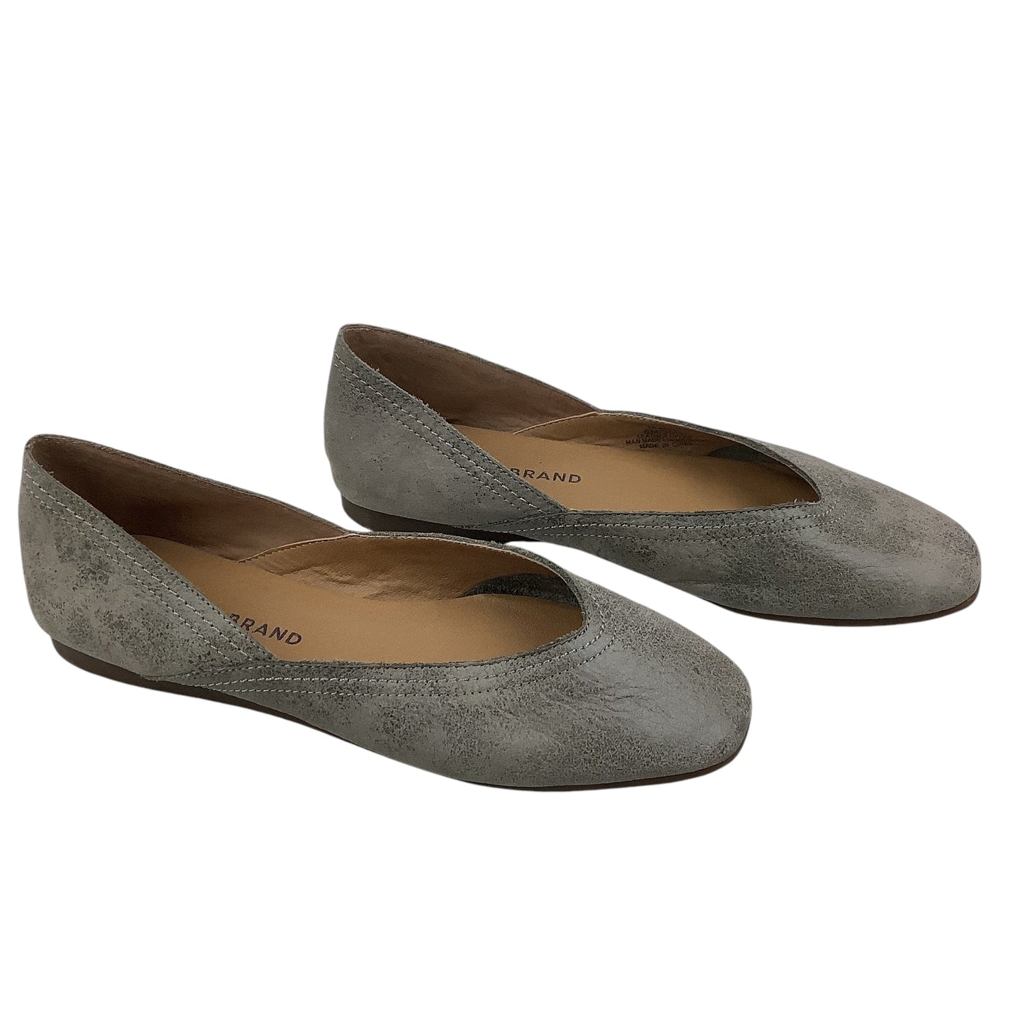 Shoes Flats By Lucky Brand In Grey, Size: 6