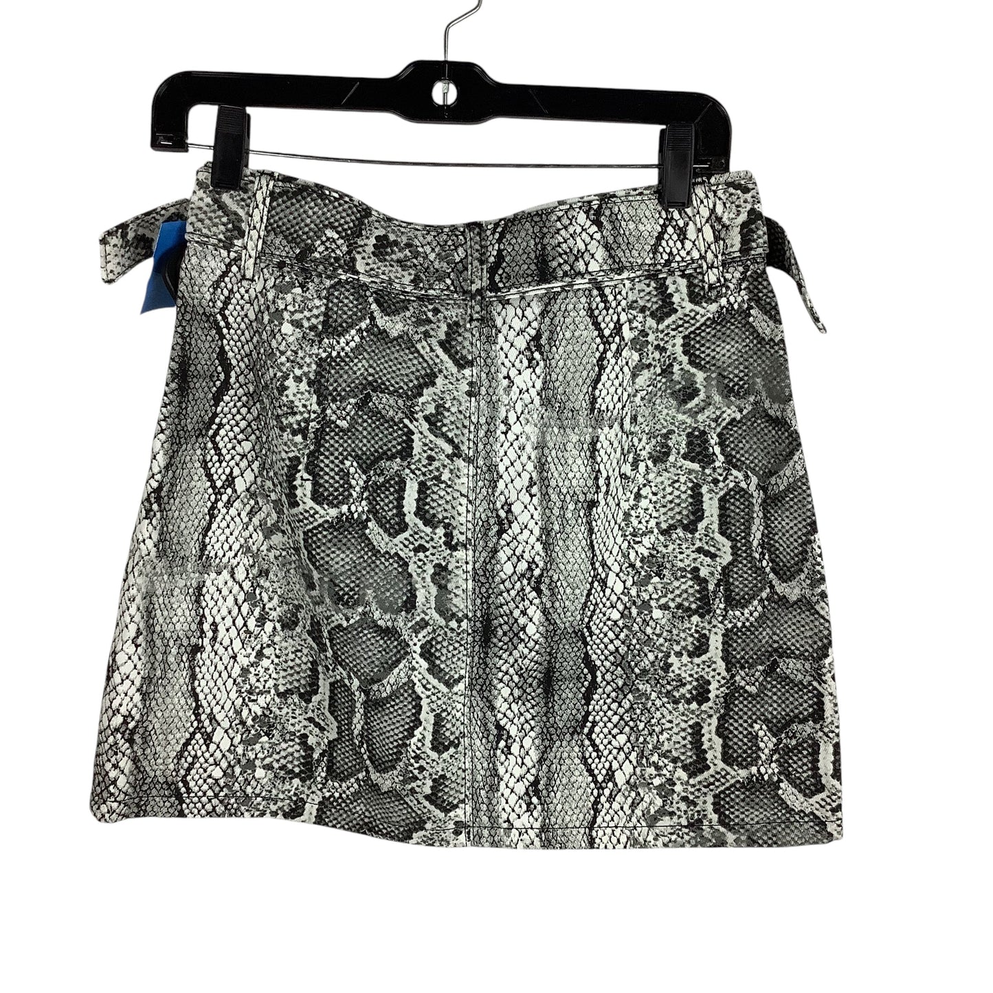 Skirt Mini & Short By Top Shop In Snakeskin Print, Size: 6