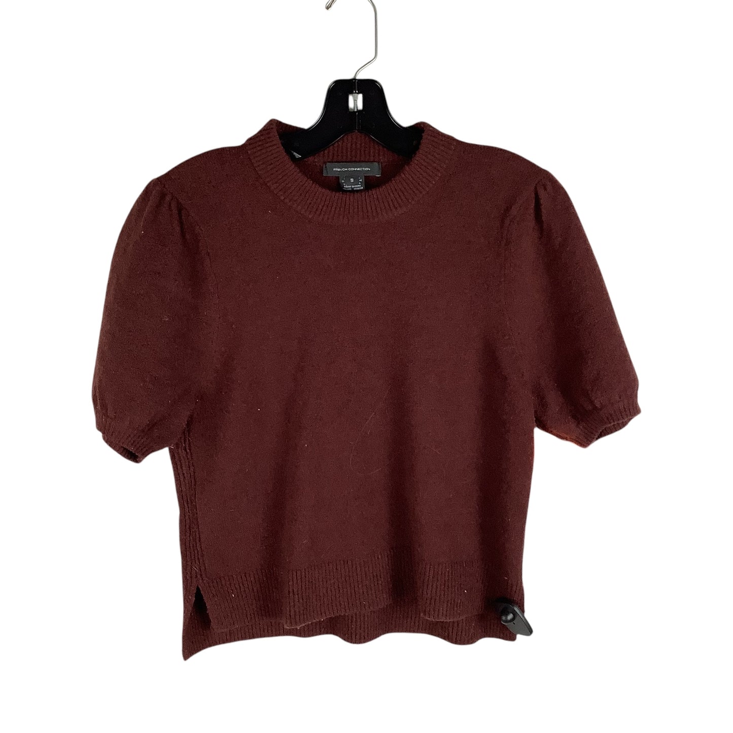 Sweater Short Sleeve By French Connection In Brown, Size: S