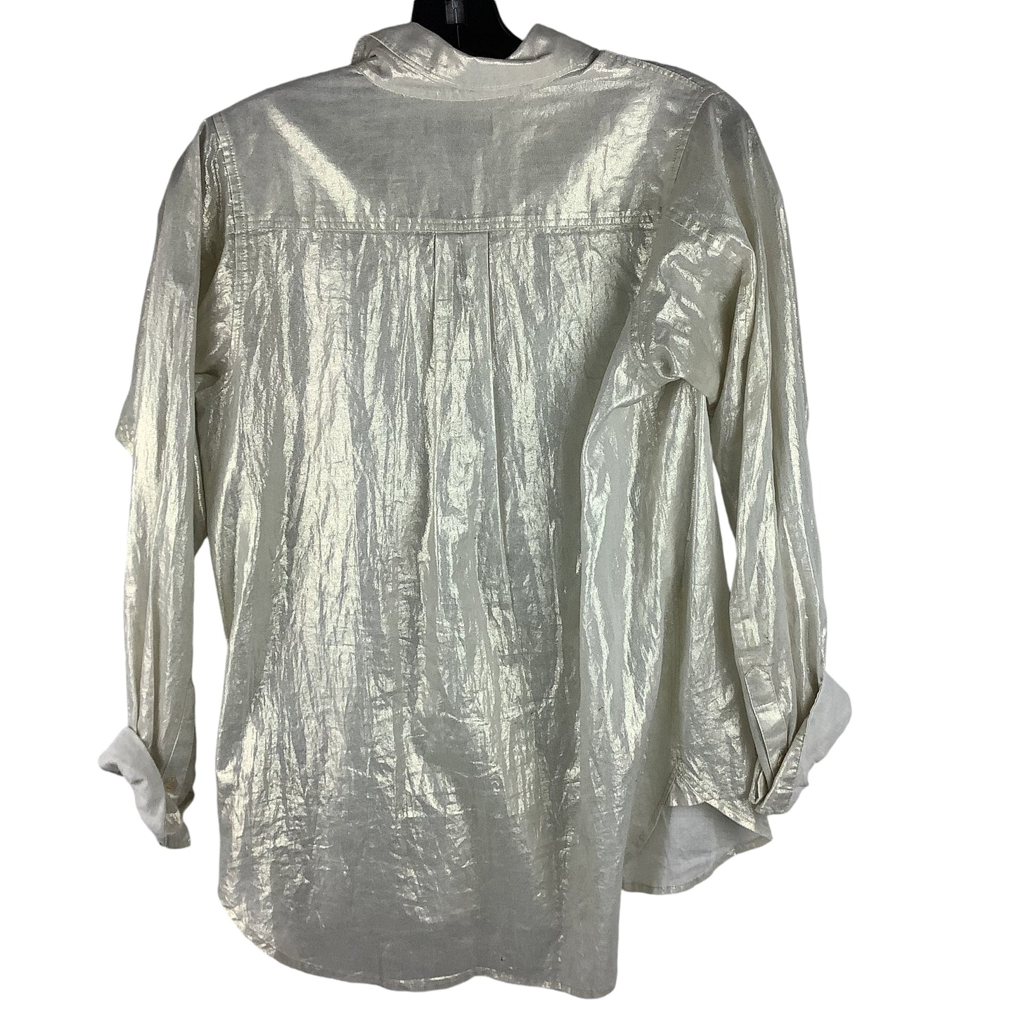 Top Long Sleeve By J Crew In Sparkles, Size: 0