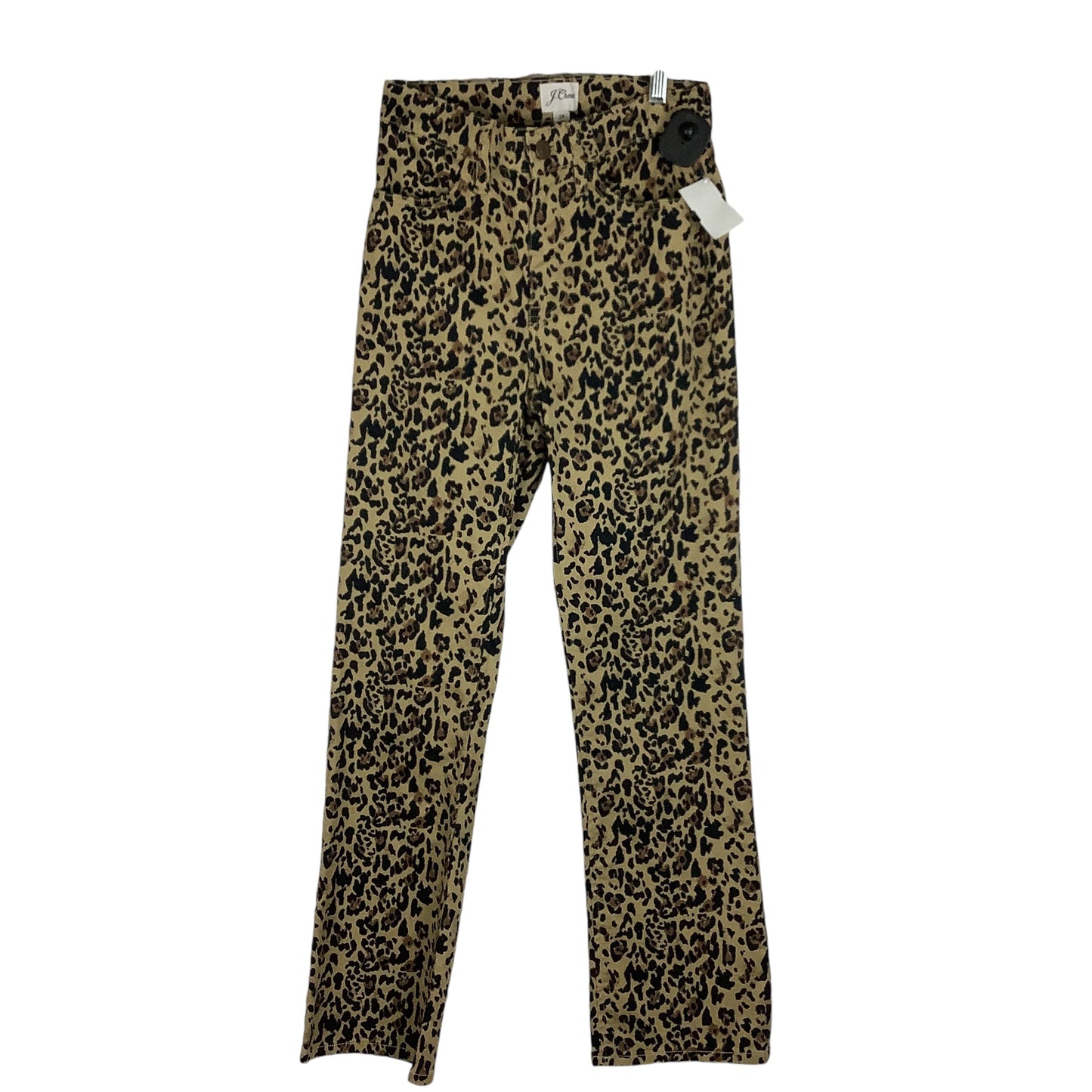 Pants Cropped By J. Crew In Animal Print, Size: 0 (24)