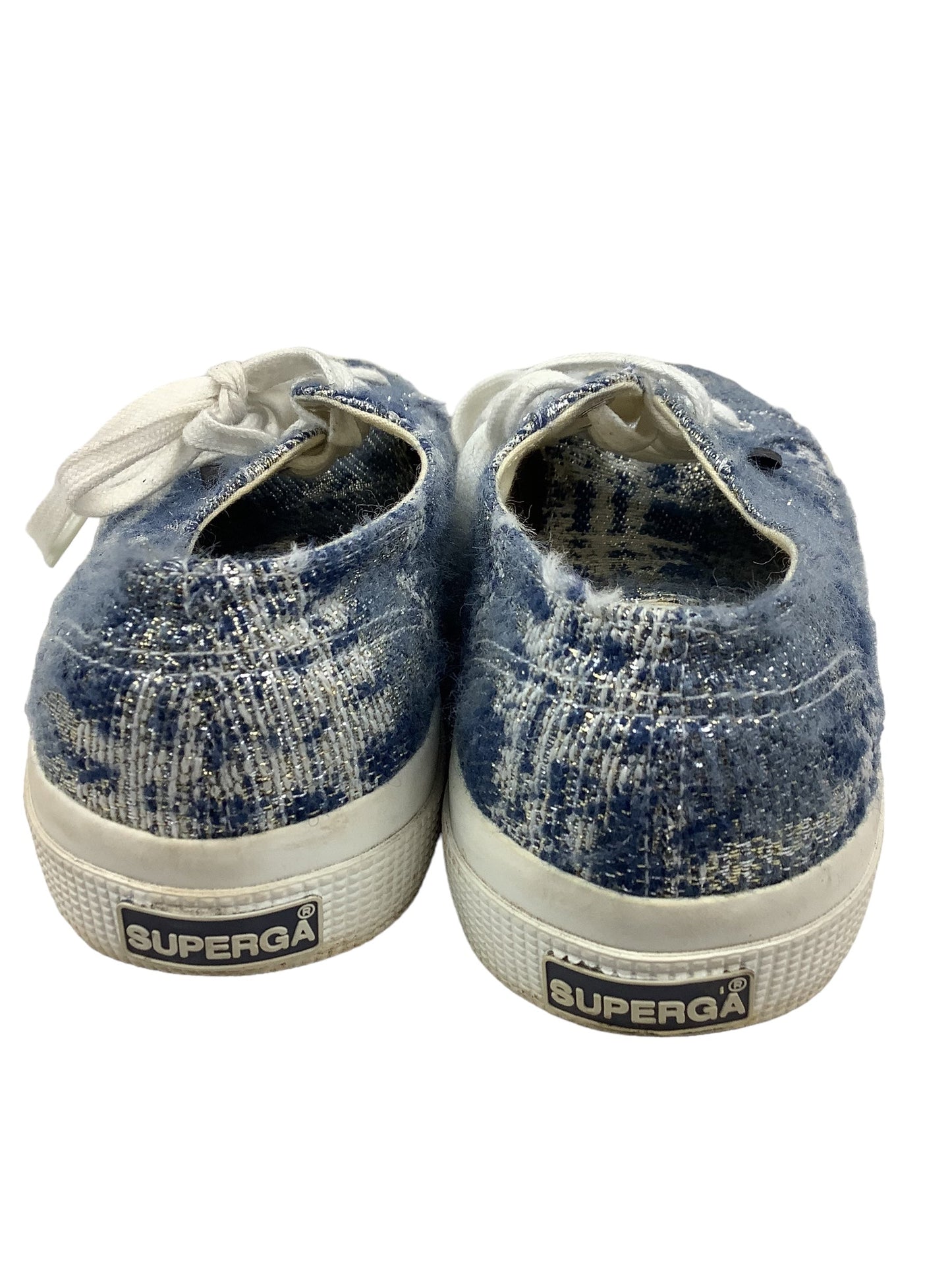 Blue Shoes Sneakers Superga, Size 6.5