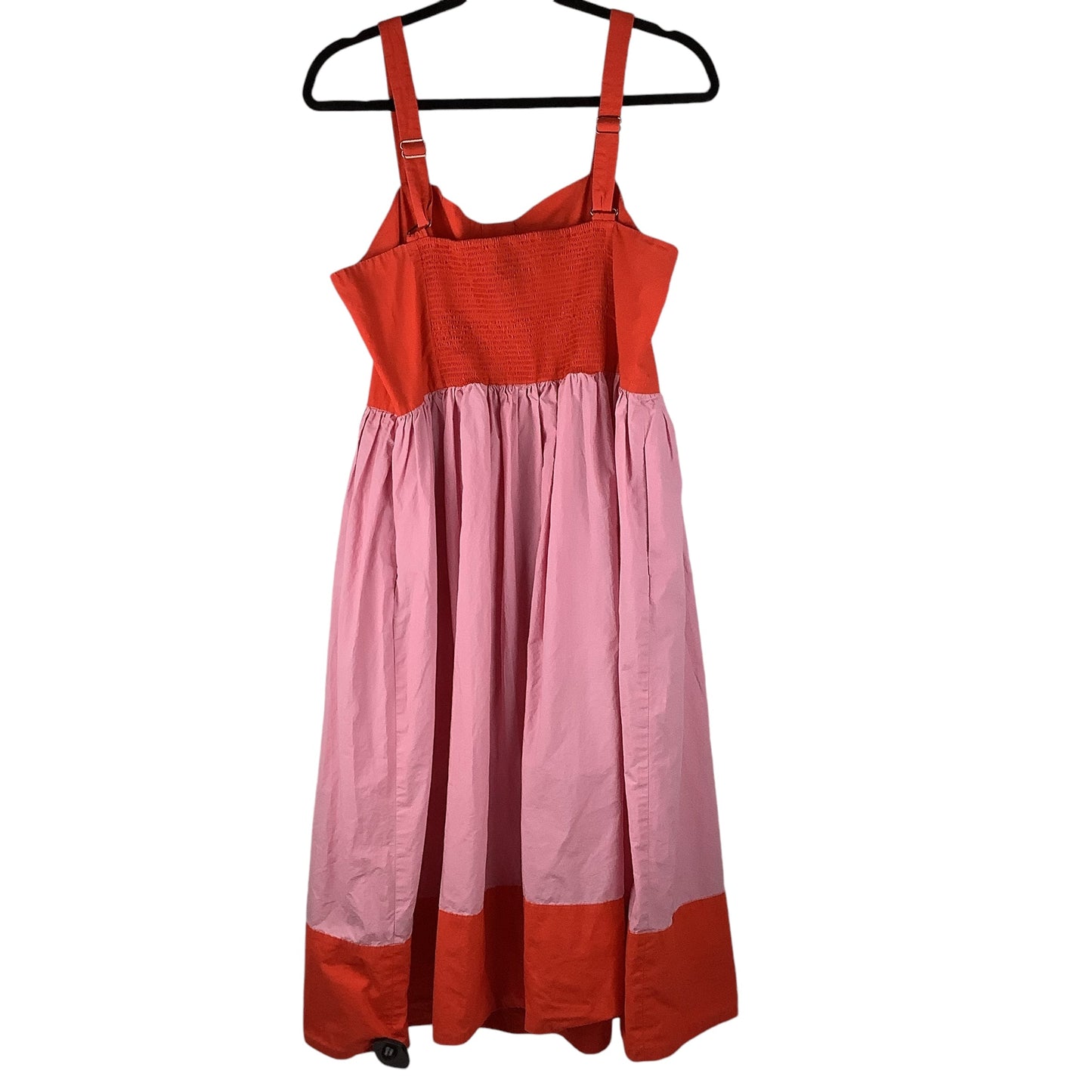 Dress Designer By Kate Spade In Pink & Red, Size: 16