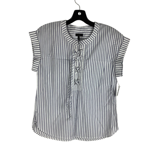 Top Short Sleeve By J. Crew In Striped Pattern, Size: 2