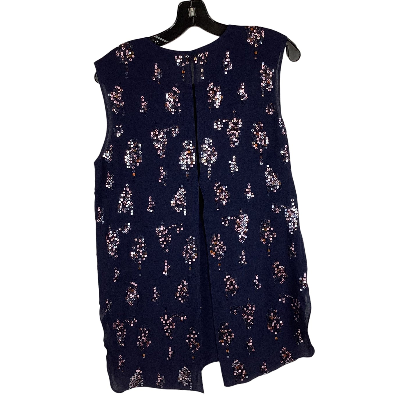 Top Sleeveless By J. Crew In Navy, Size: 6