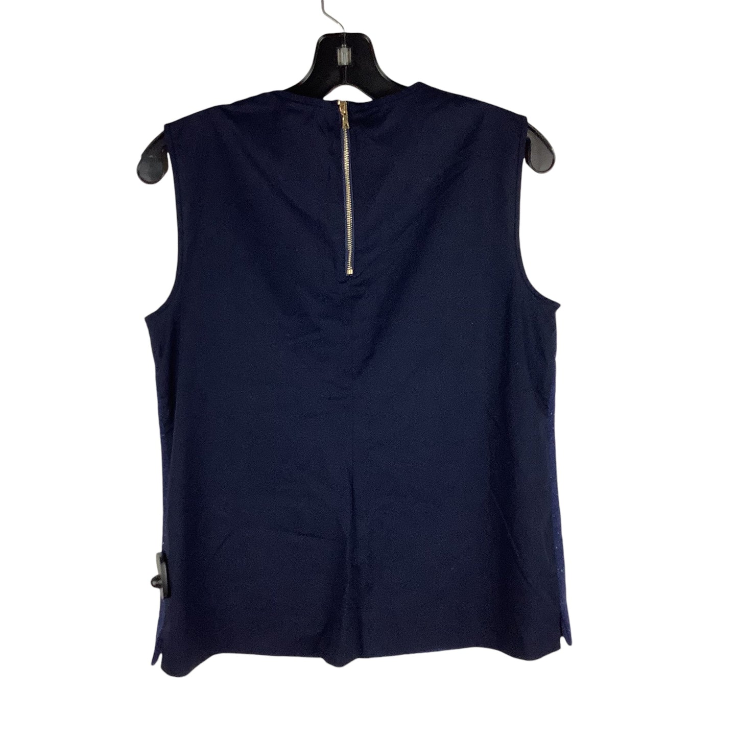 Top Sleeveless By J. Crew In Navy, Size: 4