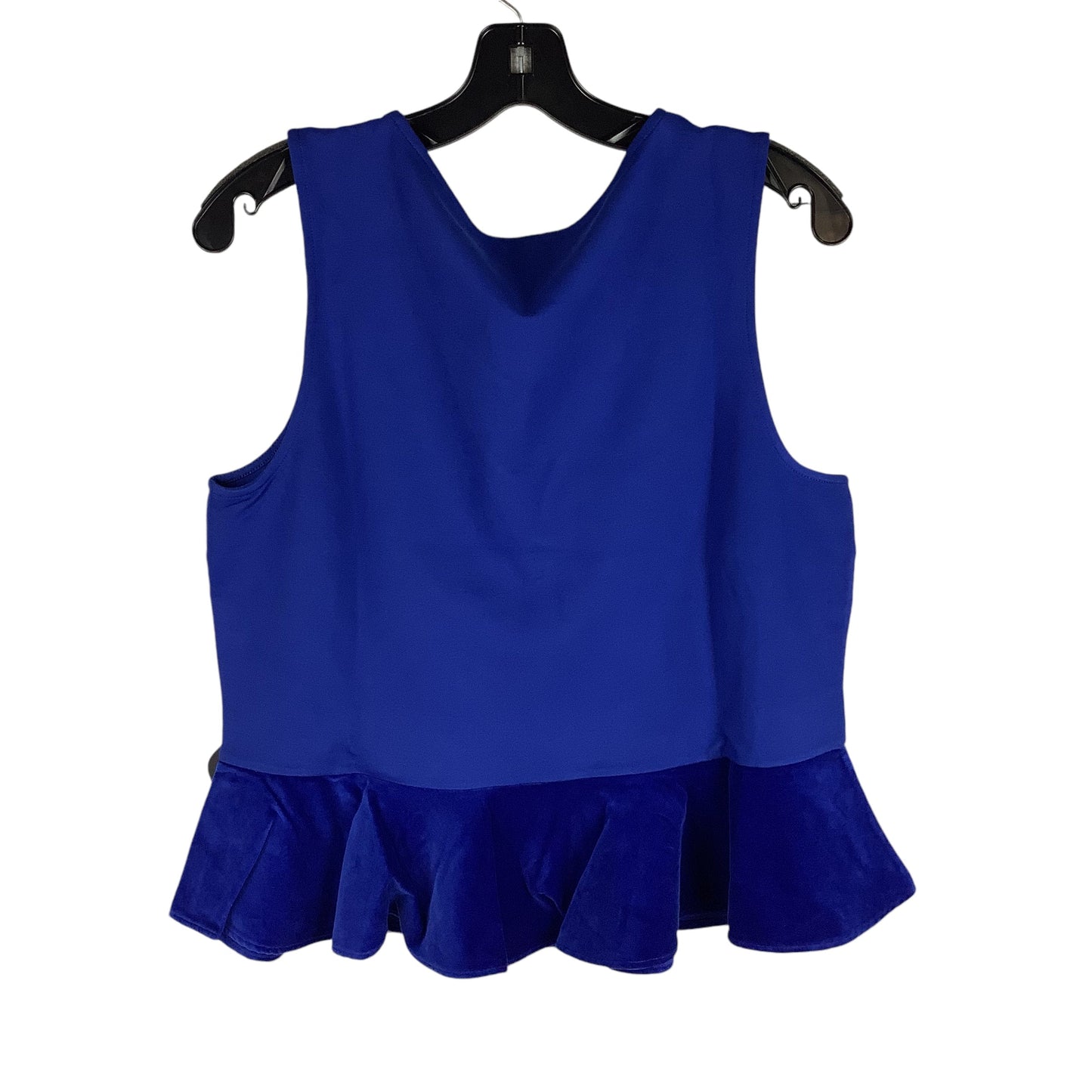 Top Sleeveless By J. Crew In Blue, Size: L