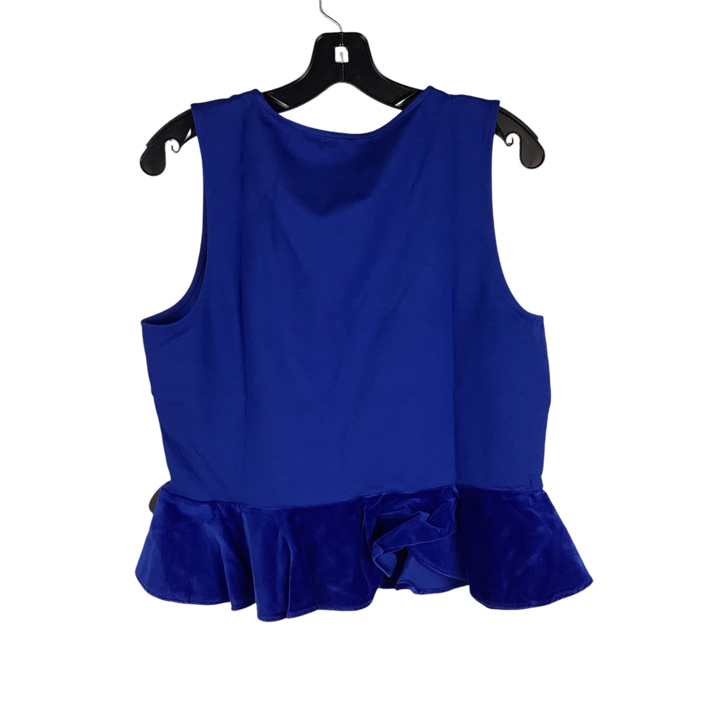 Top Sleeveless By J. Crew In Blue, Size: L