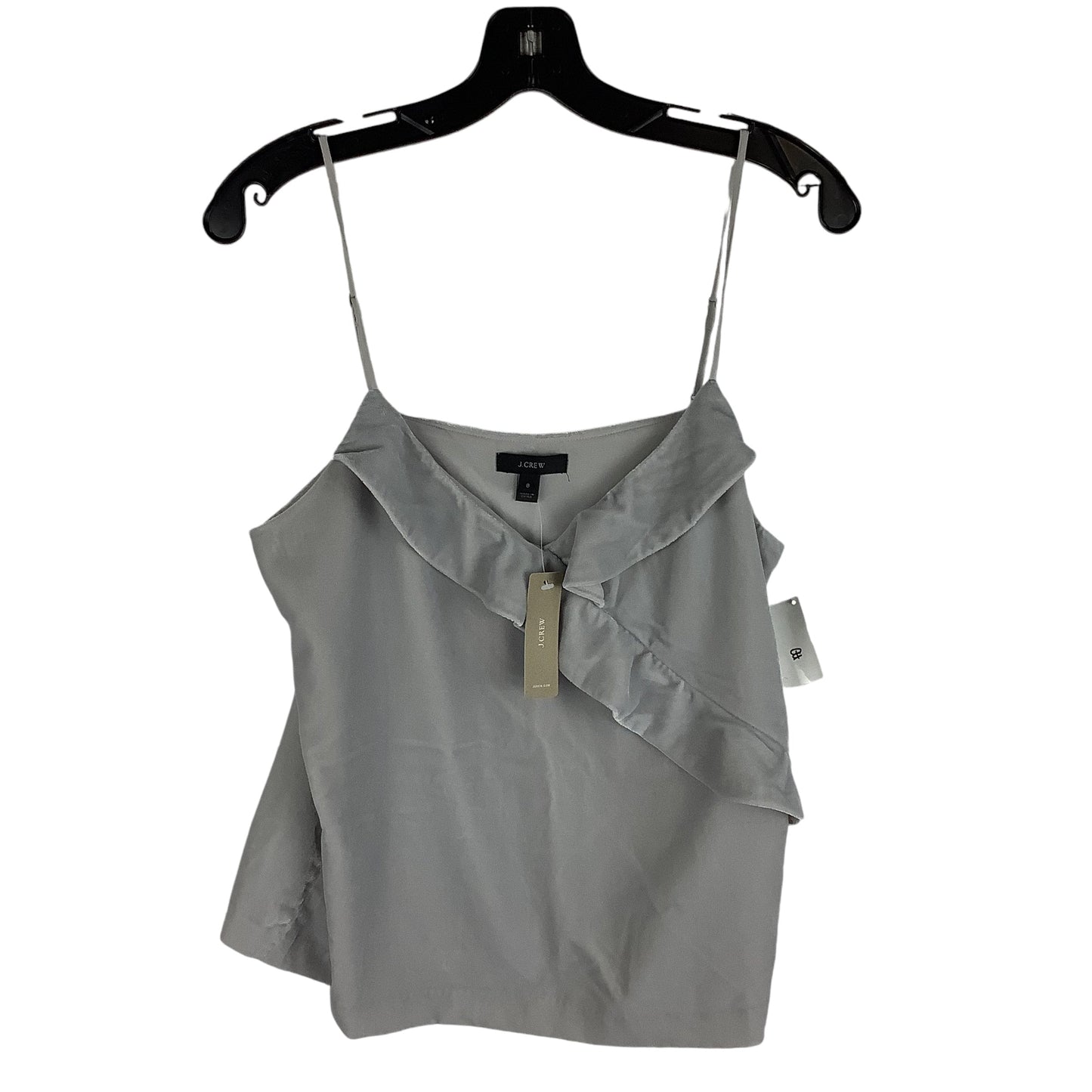 Top Sleeveless By J. Crew In Grey, Size: 8