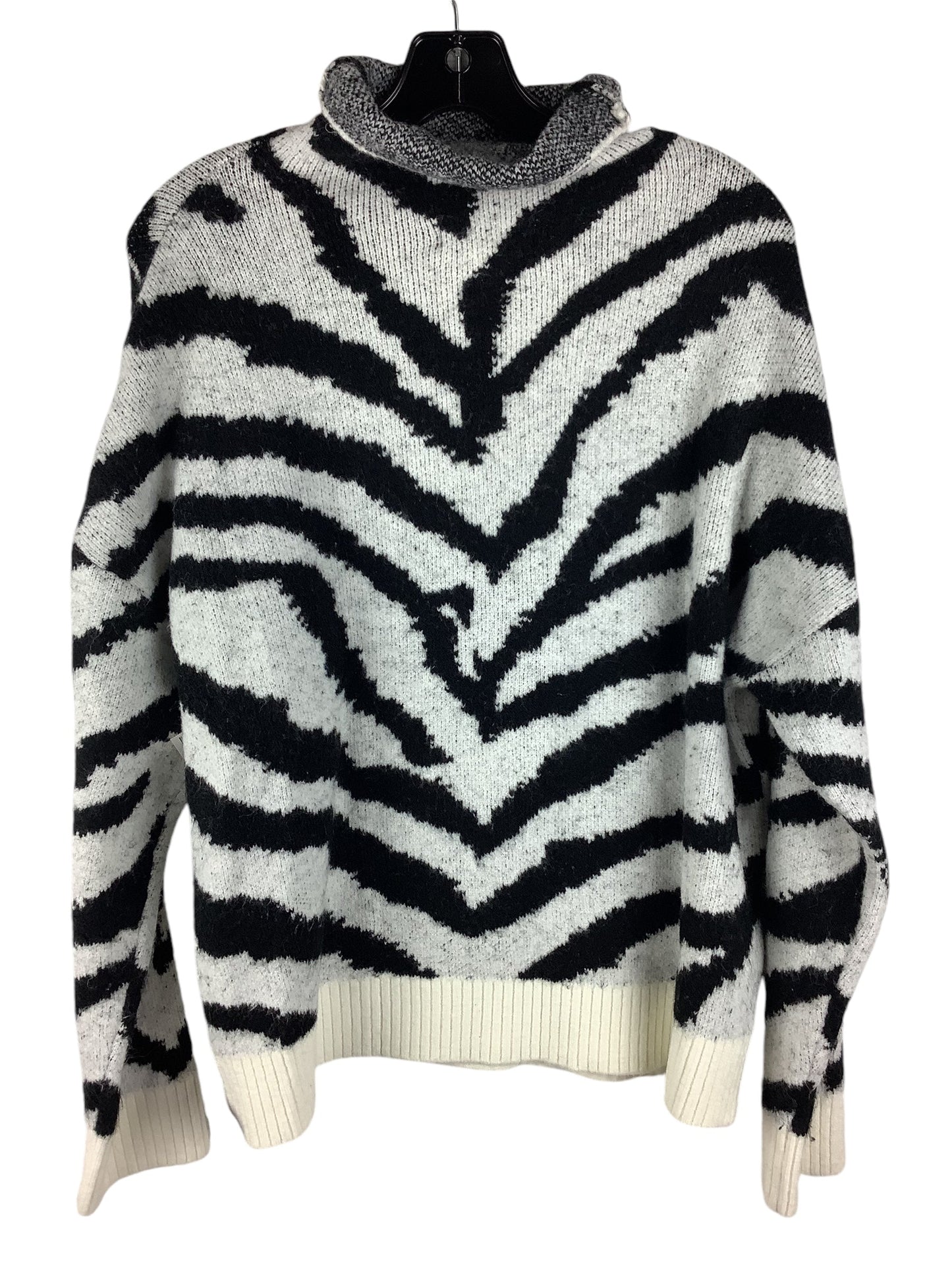 Sweater By Karen Kane In Black & White, Size: S