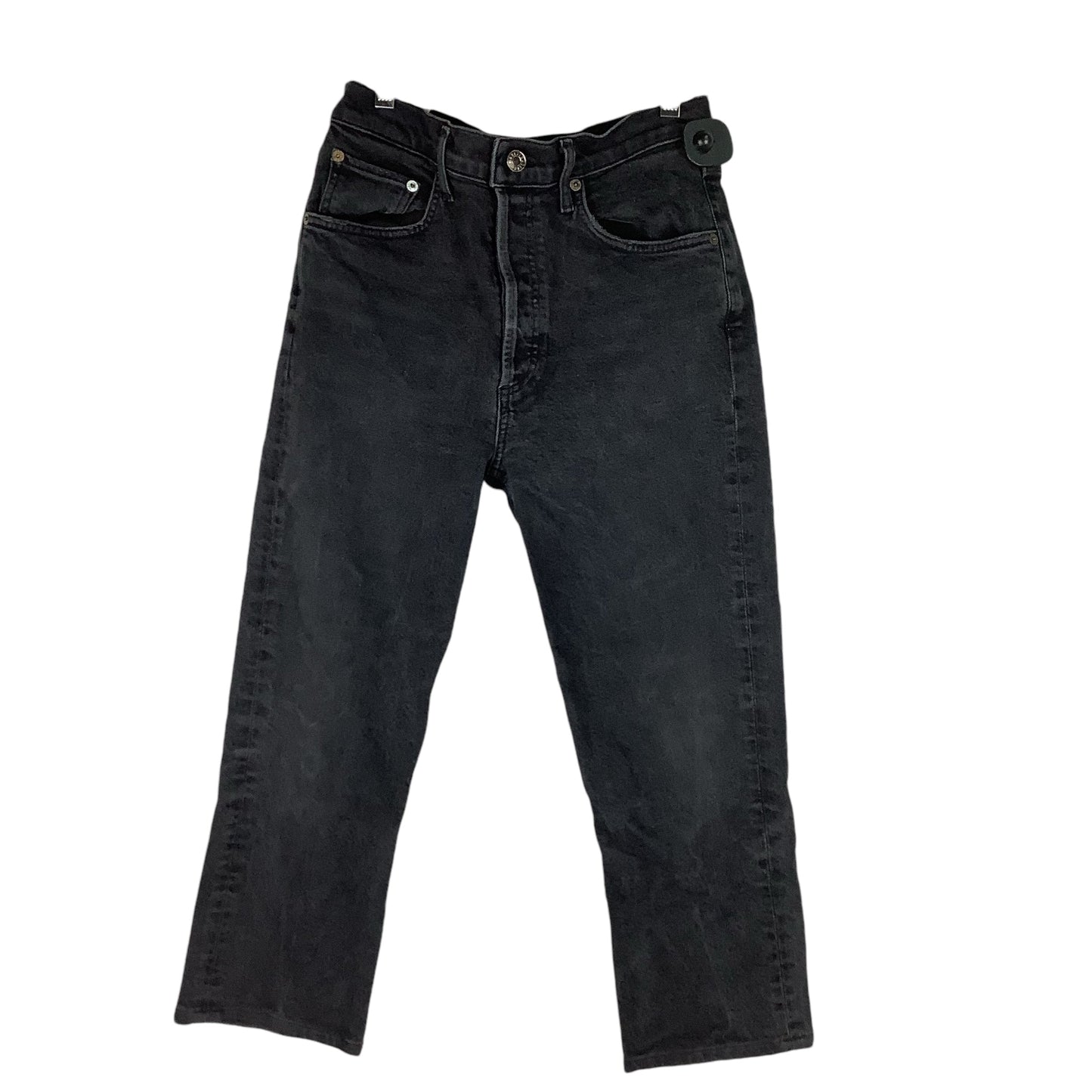 Pants Designer By Agolde In Black Denim, Size: 6