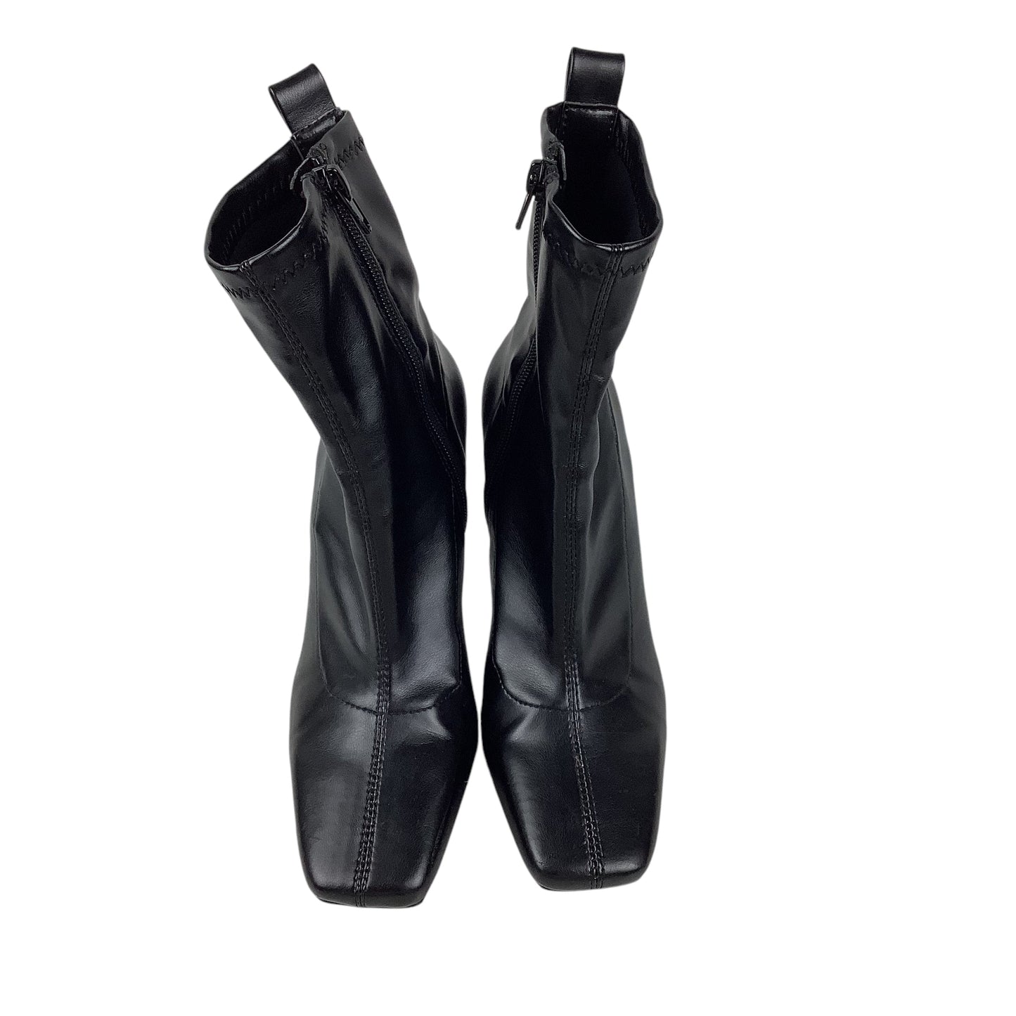 Boots Ankle Heels By Zara In Black, Size: 6 (36)