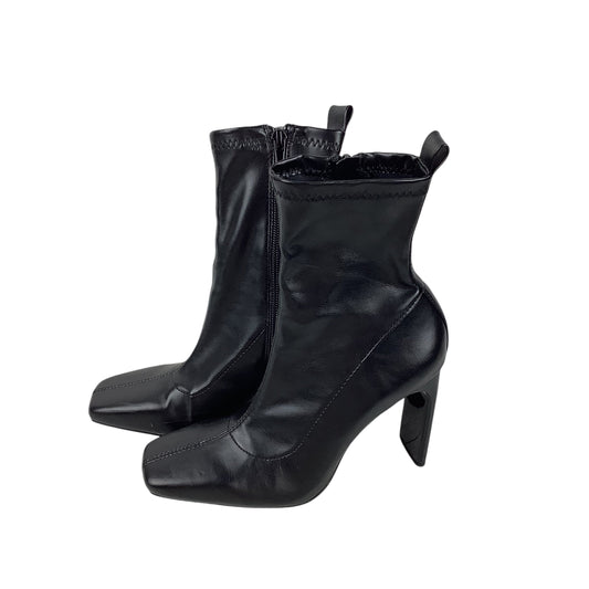 Boots Ankle Heels By Zara In Black, Size: 6 (36)