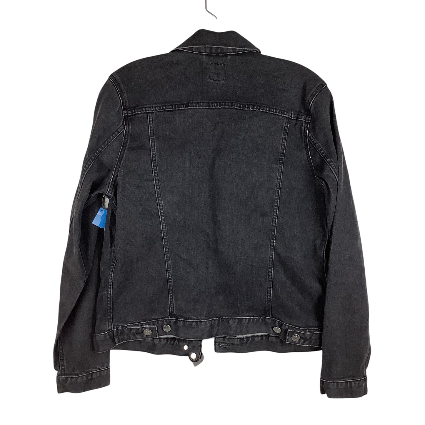 Jacket Denim By Gap In Black Denim, Size: M