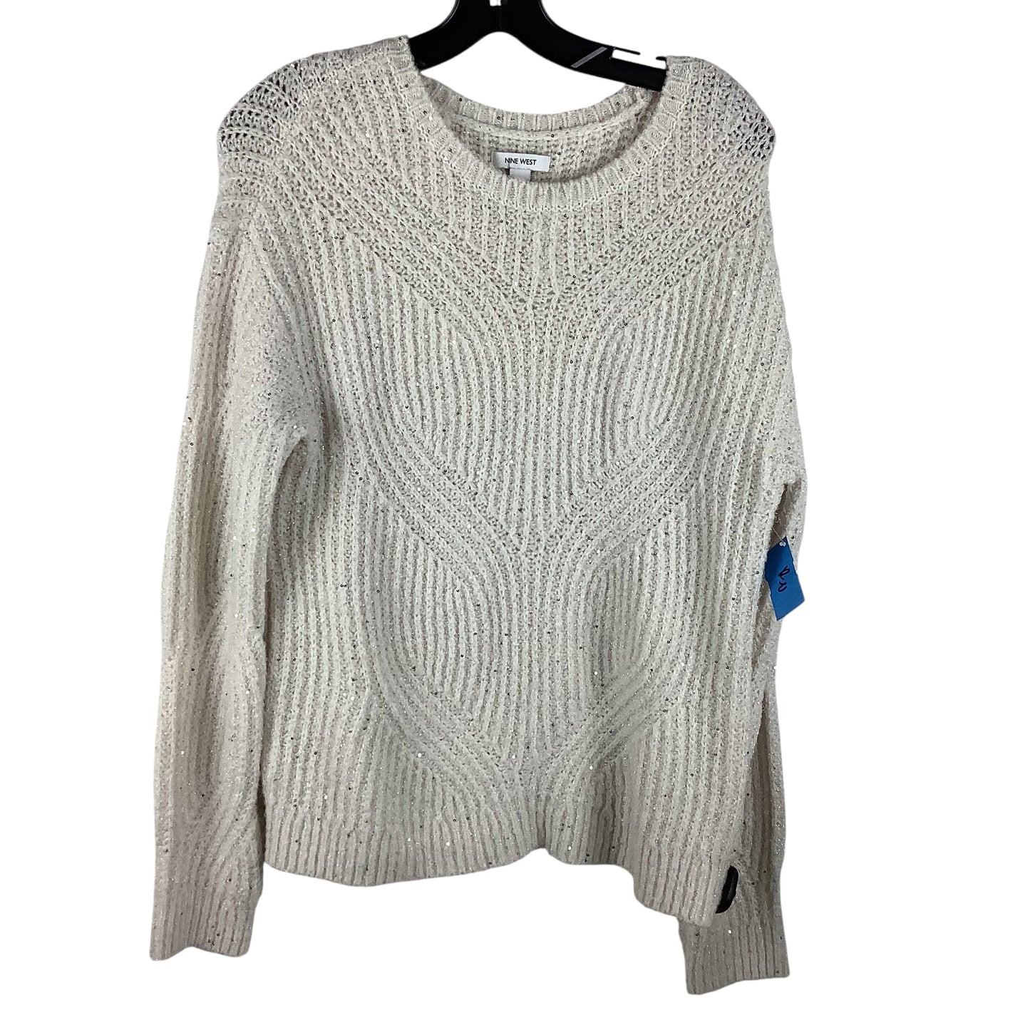 Sweater By Nine West In White, Size: M