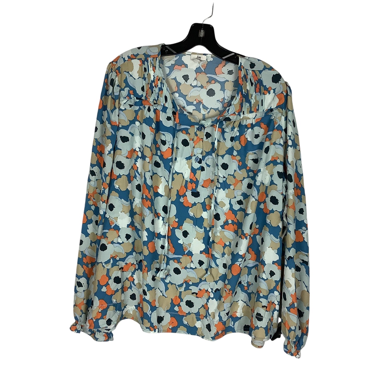 Top Long Sleeve By Joie In Multi-colored, Size: Xl