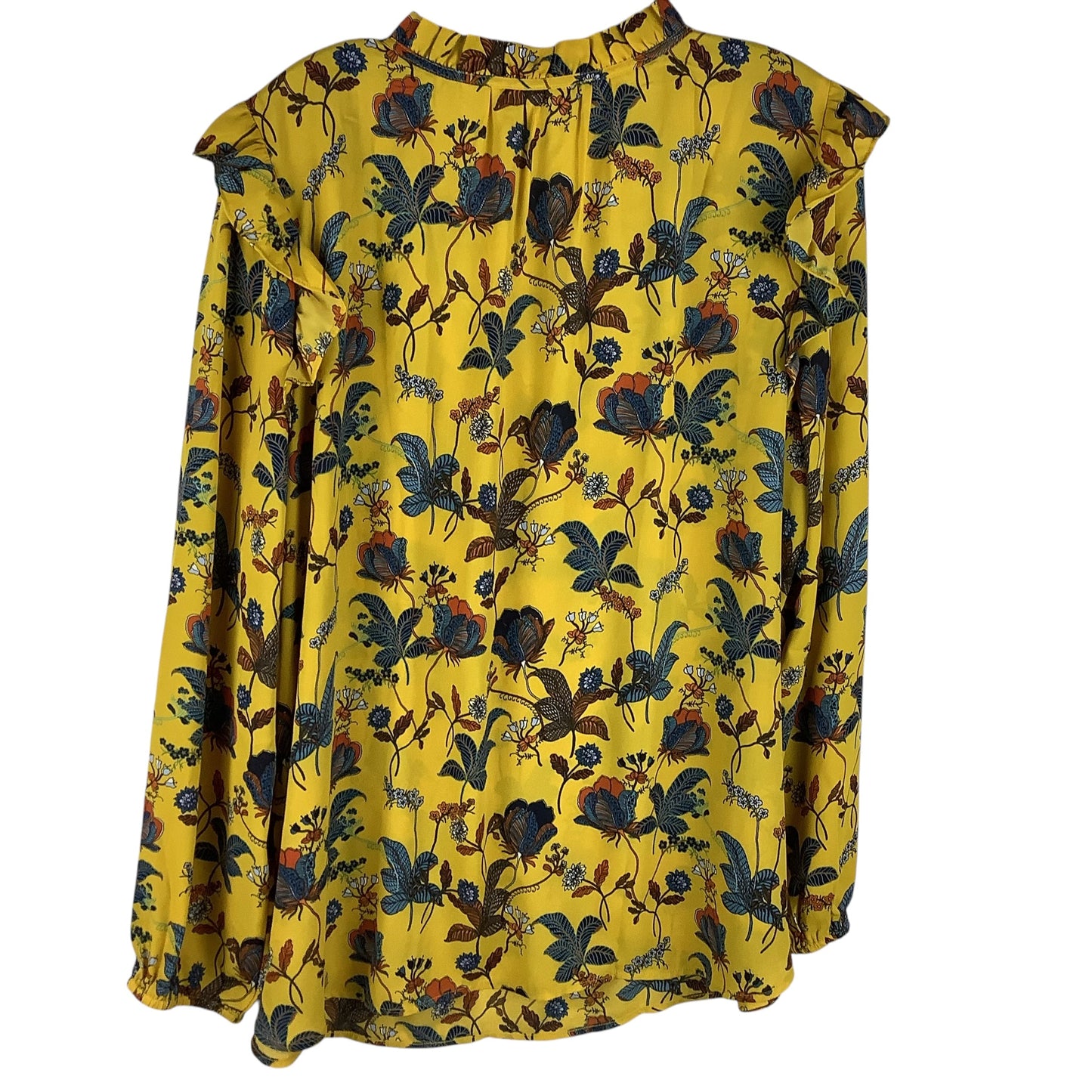 Top Long Sleeve By Loft In Yellow, Size: Xl