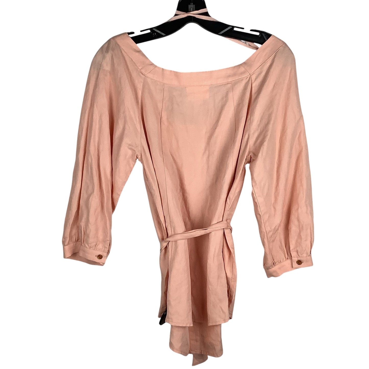 Top Long Sleeve By Maeve In Pink, Size: 4