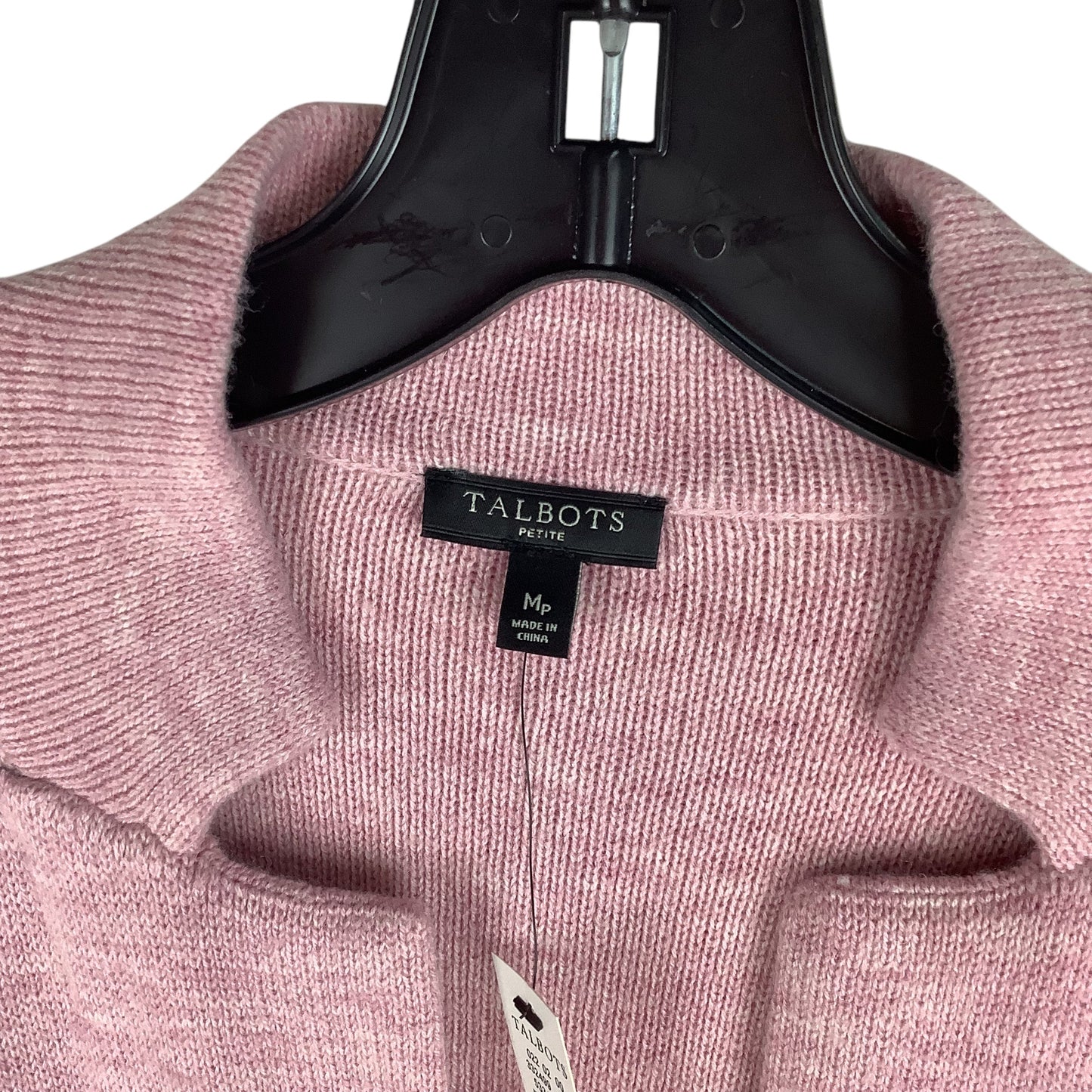 Sweater Cardigan By Talbots In Pink, Size: M petite