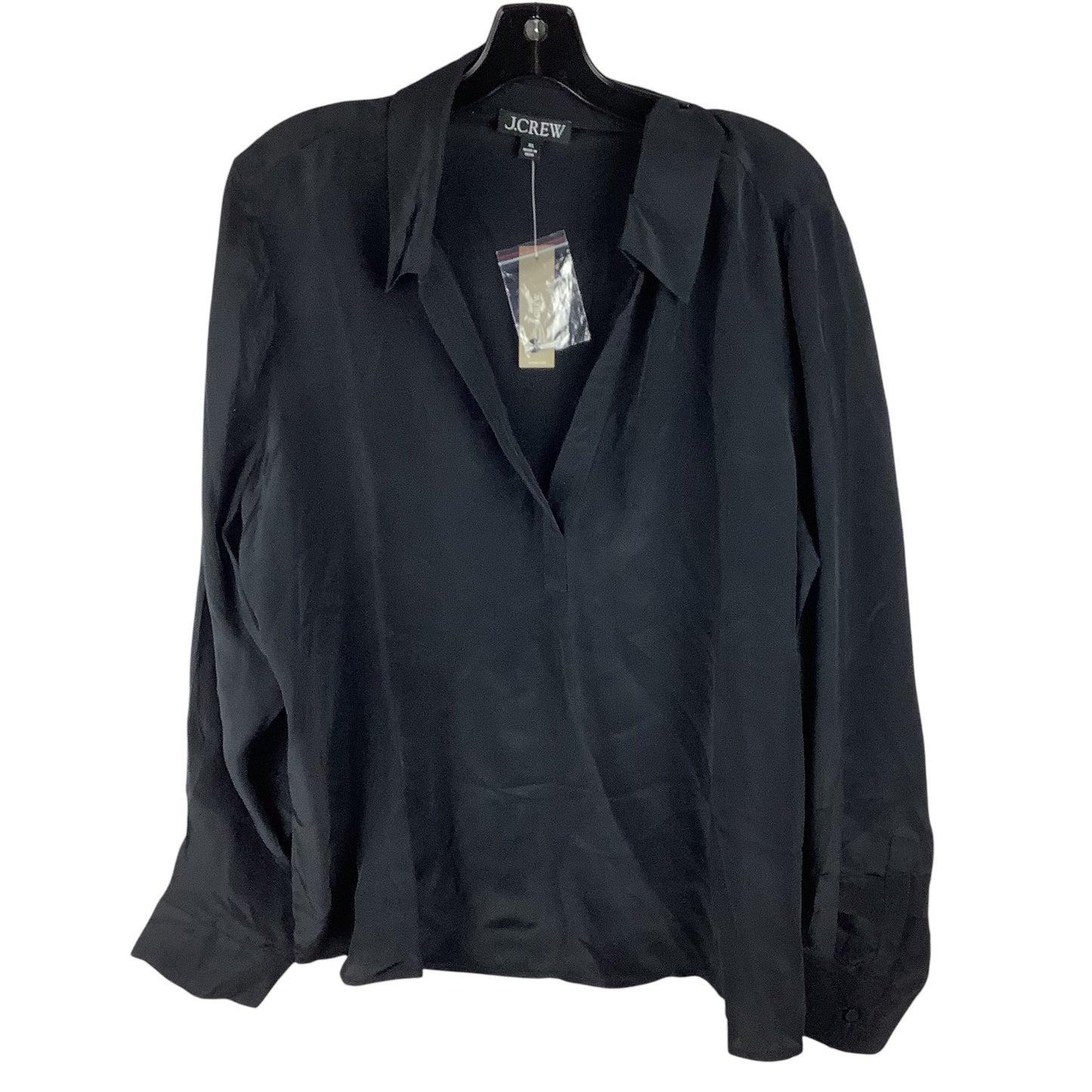 Top Long Sleeve By J. Crew In Black, Size: Xl