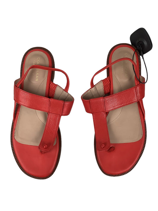 Sandals Flats By Cole-haan In Red, Size: 7