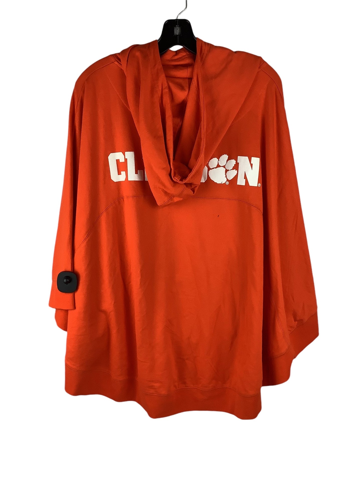 Poncho By Clothes Mentor In Orange, Size: L