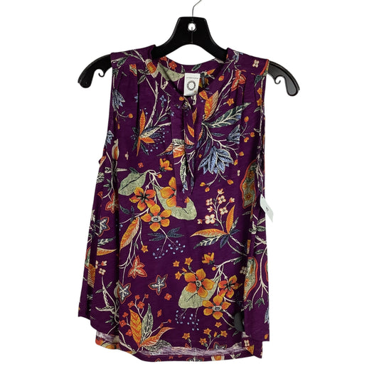 Top Sleeveless By Anthropologie In Purple, Size: S