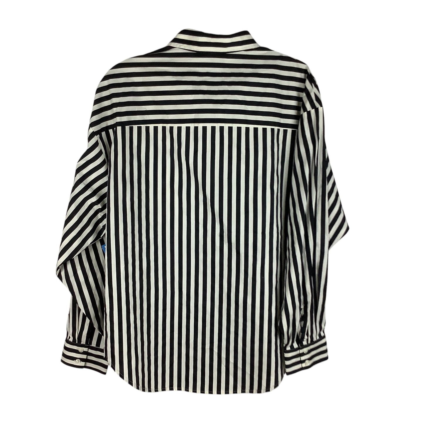 Top Long Sleeve By Express In Striped Pattern, Size: S