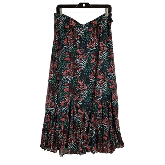 Skirt Maxi By Loft In Floral Print, Size: L