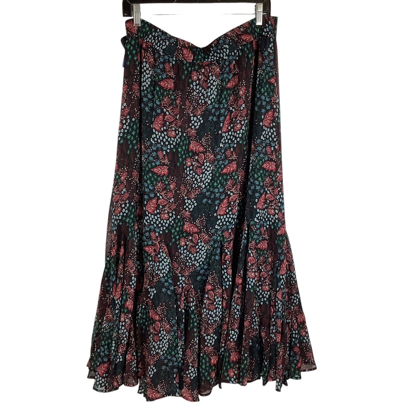 Skirt Maxi By Loft In Floral Print, Size: L