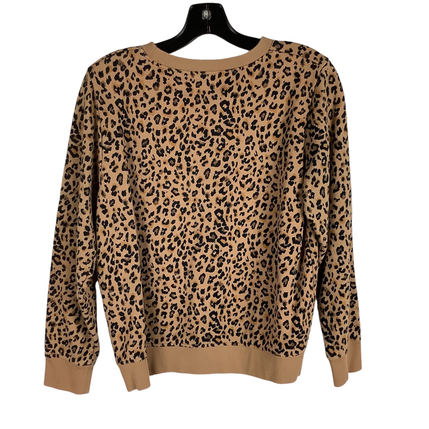 Sweatshirt Crewneck By J. Crew In Animal Print, Size: M