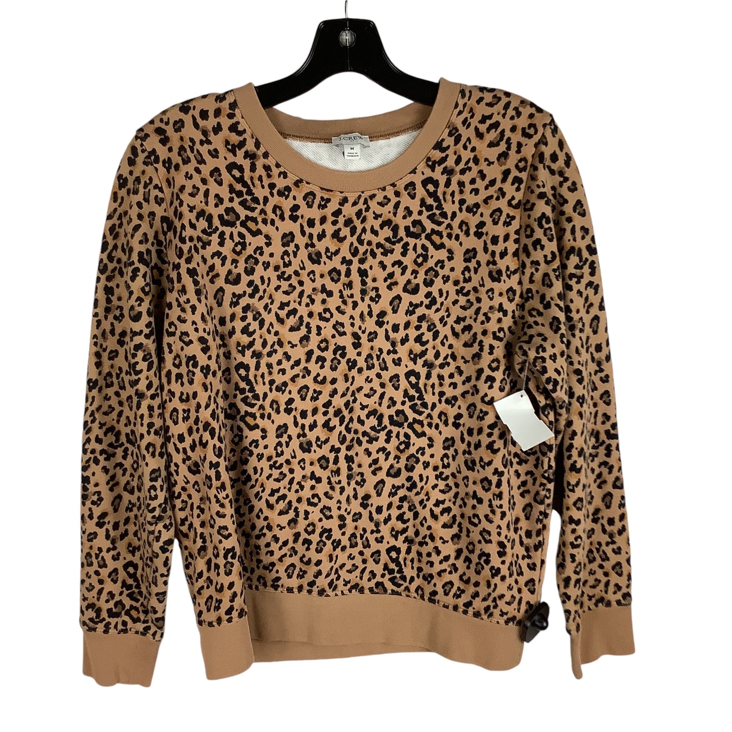 Sweatshirt Crewneck By J. Crew In Animal Print, Size: M