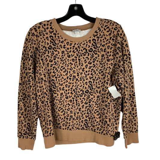 Sweatshirt Crewneck By J. Crew In Animal Print, Size: M