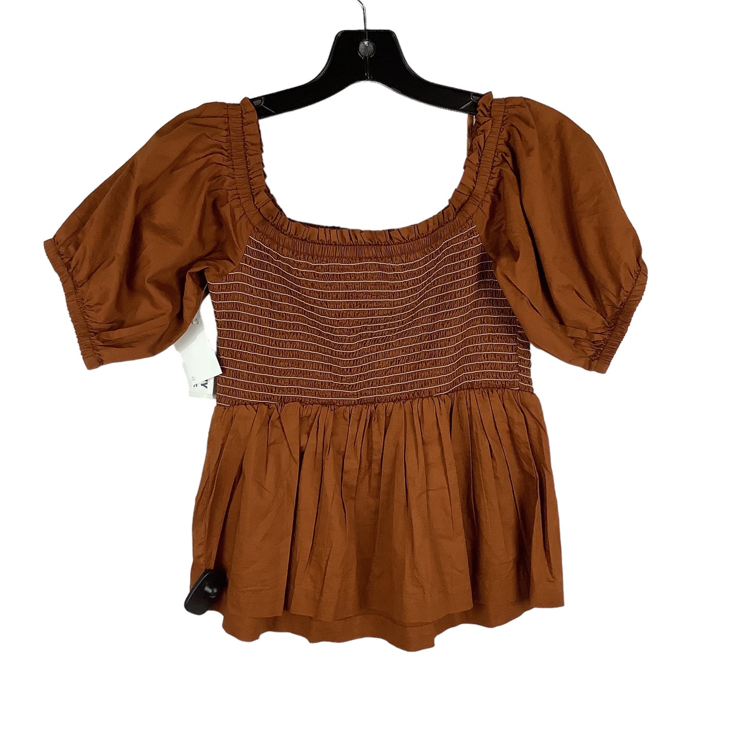 Brown Top Short Sleeve Old Navy, Size S