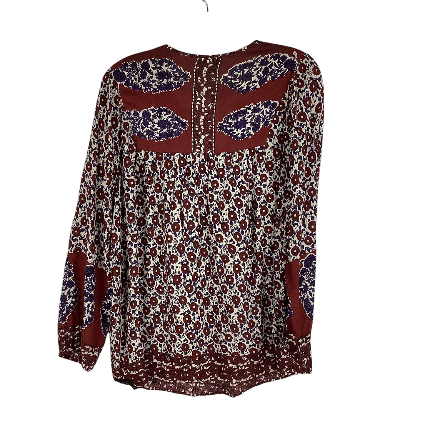 Top Long Sleeve By Lucky Brand In Brown, Size: L