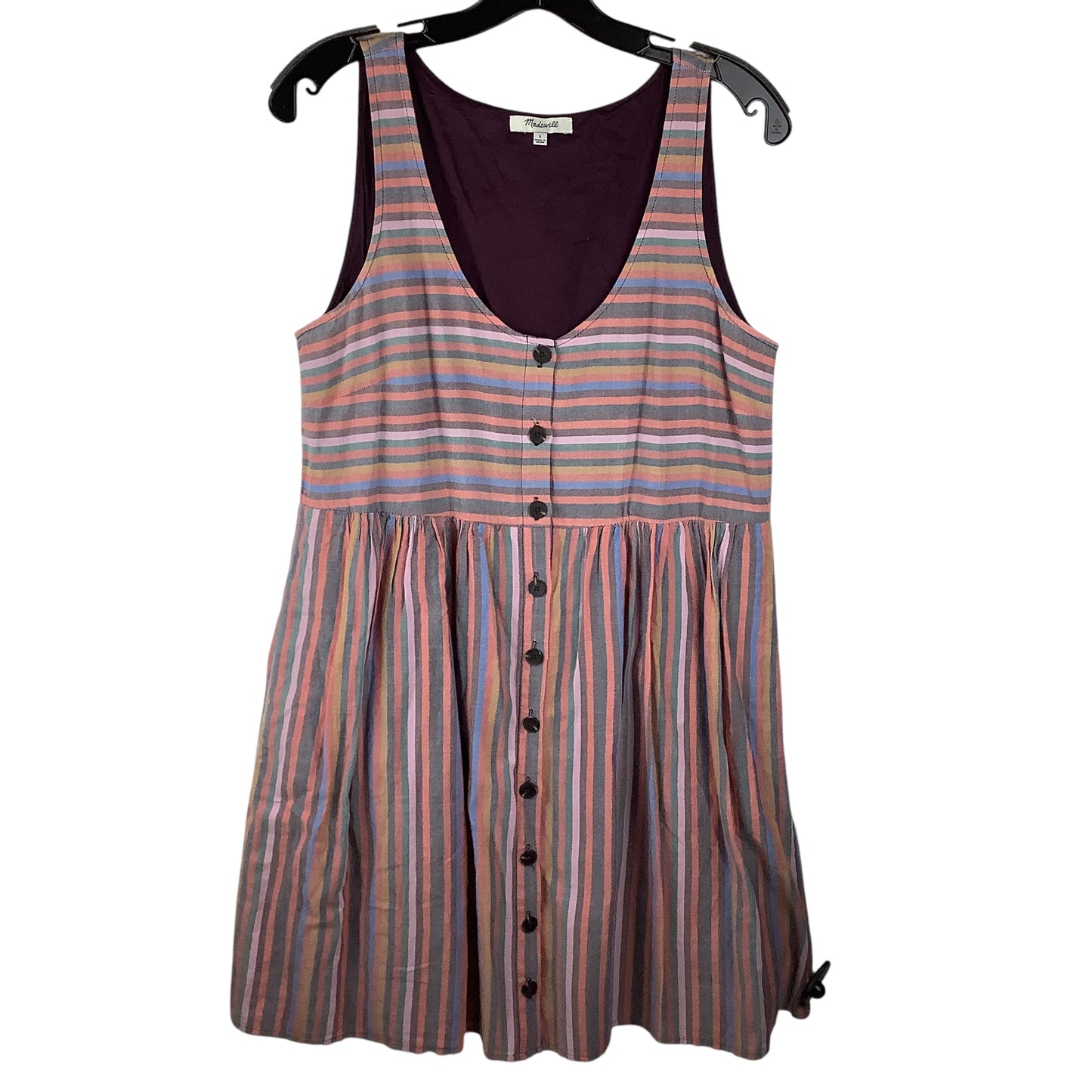 Dress Casual Short By Madewell In Striped Pattern, Size: S