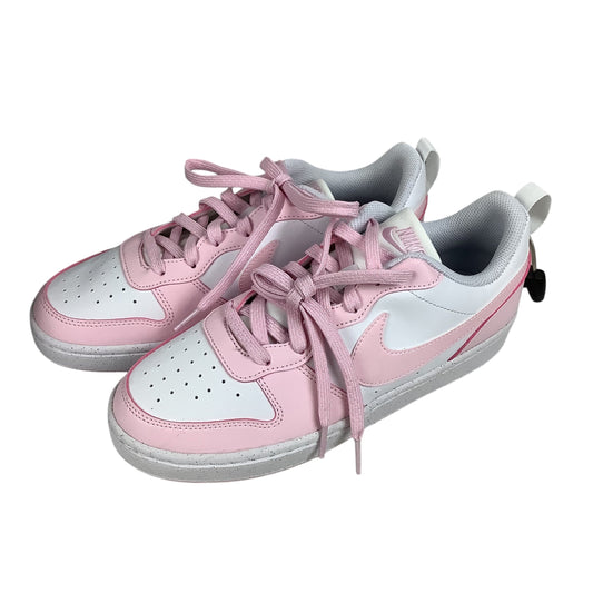 Shoes Athletic By Nike In Pink & White, Size: 8 (7 YOUTH)