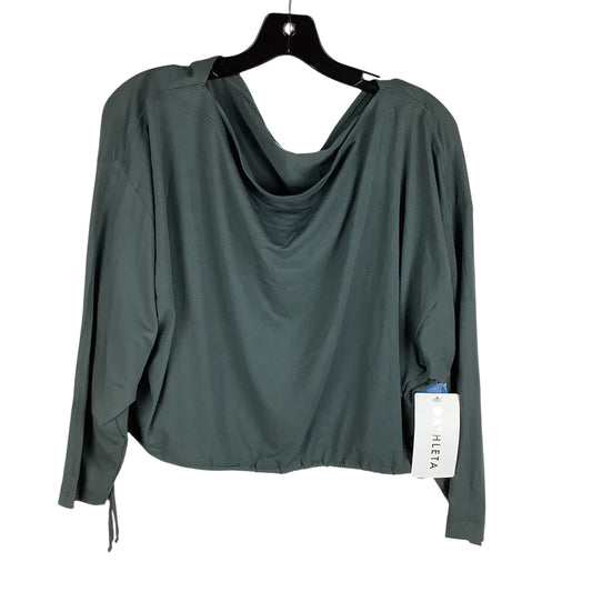 Athletic Top Long Sleeve Crewneck By Athleta In Green, Size: S