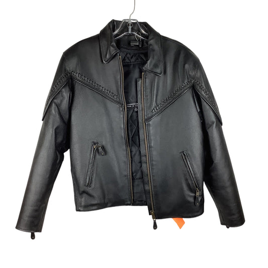 Jacket Leather By Cmc In Black, Size: S