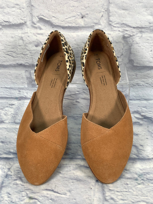 Shoes Flats By Toms In Brown, Size: 9