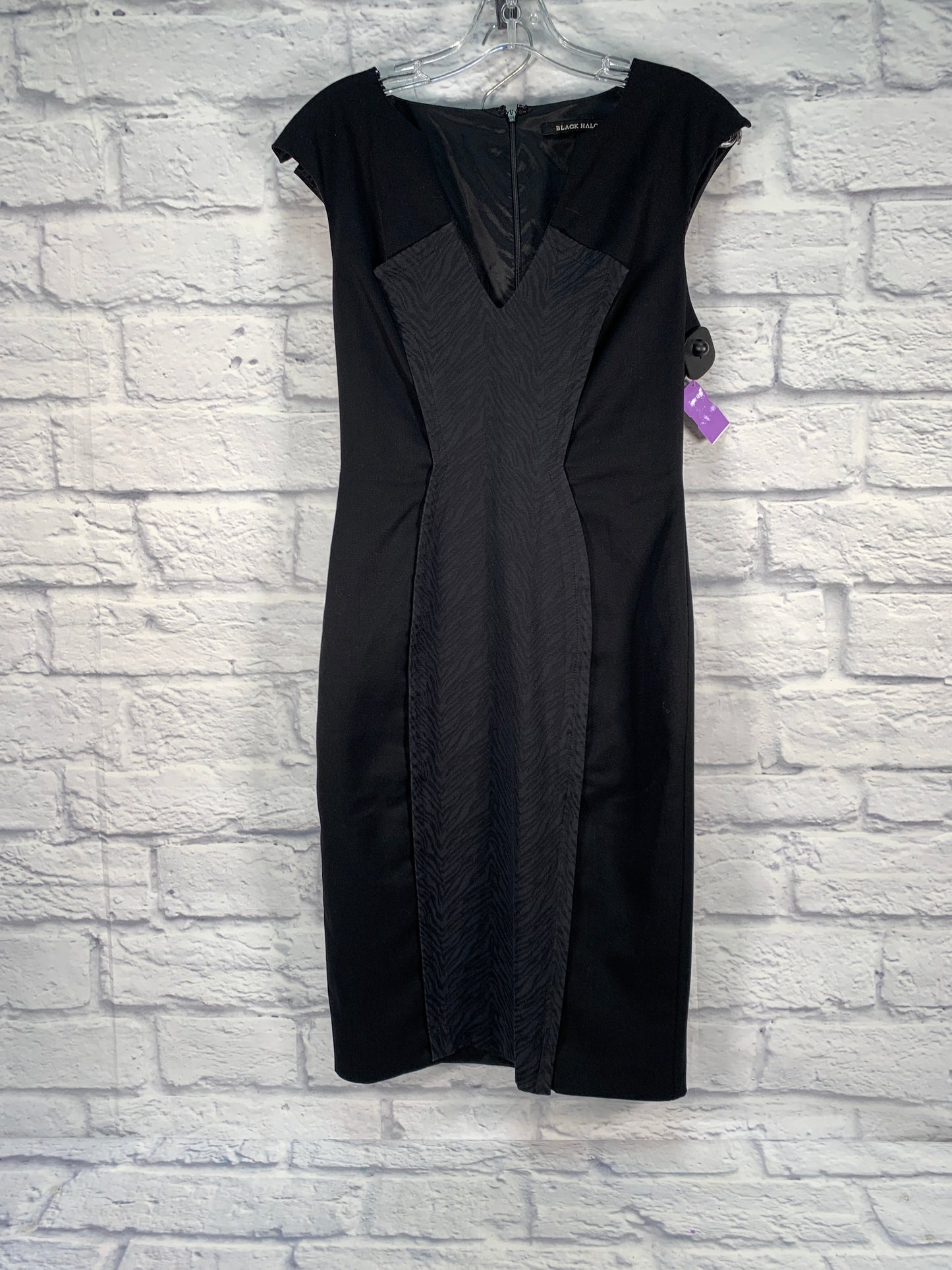 Black Dress Designer Black Halo, Size S