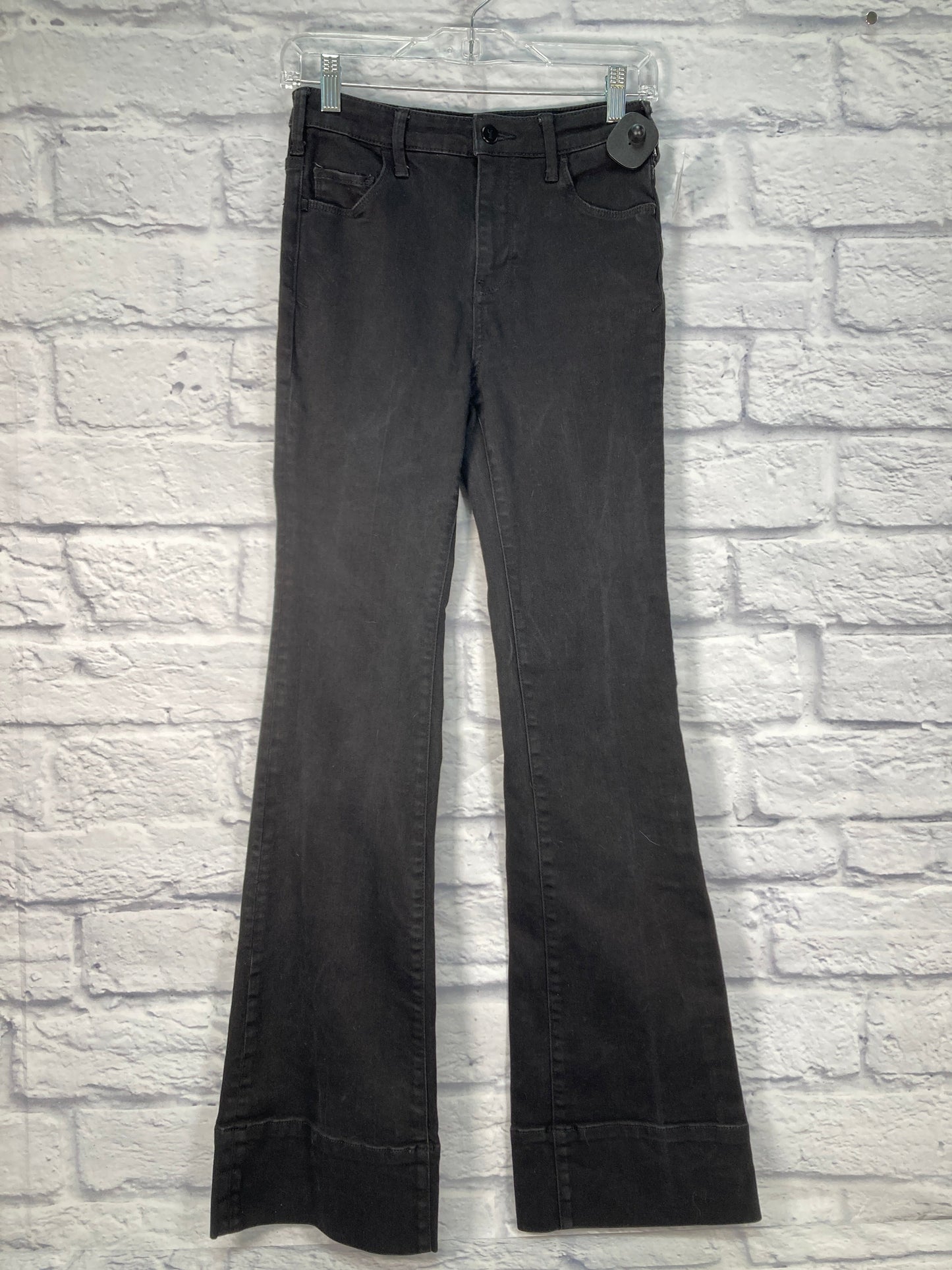 Black Denim Jeans Boot Cut Pilcro, Size 4