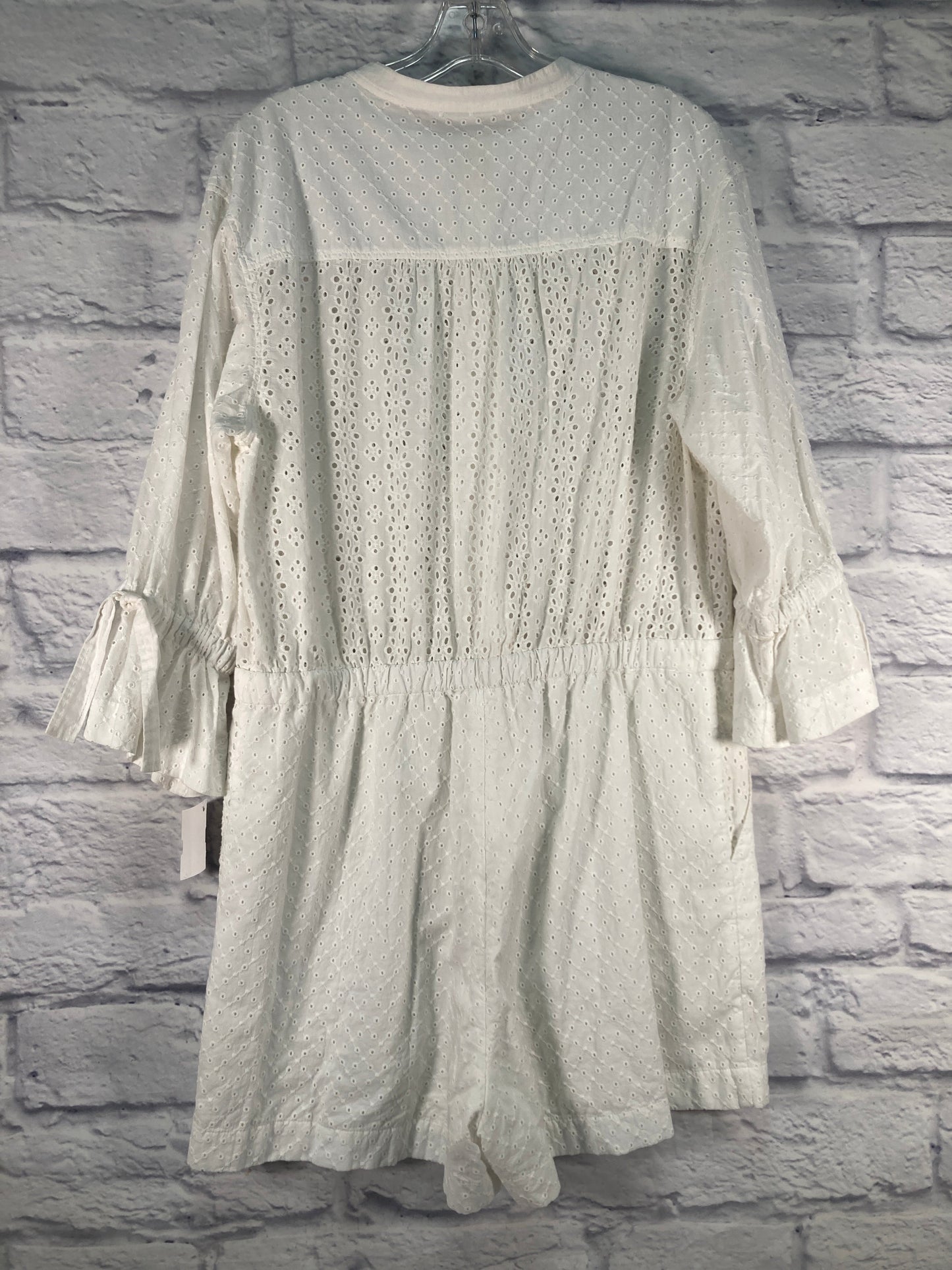 Romper Designer By Rebecca Taylor In White, Size: Xl