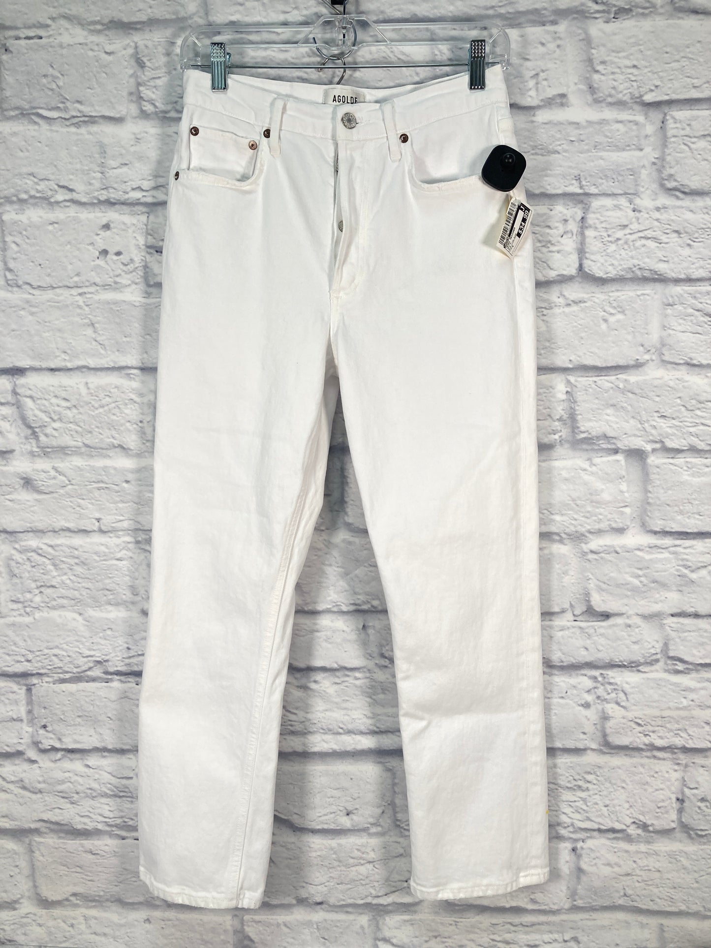 Jeans Designer By Agolde In White, Size: 4