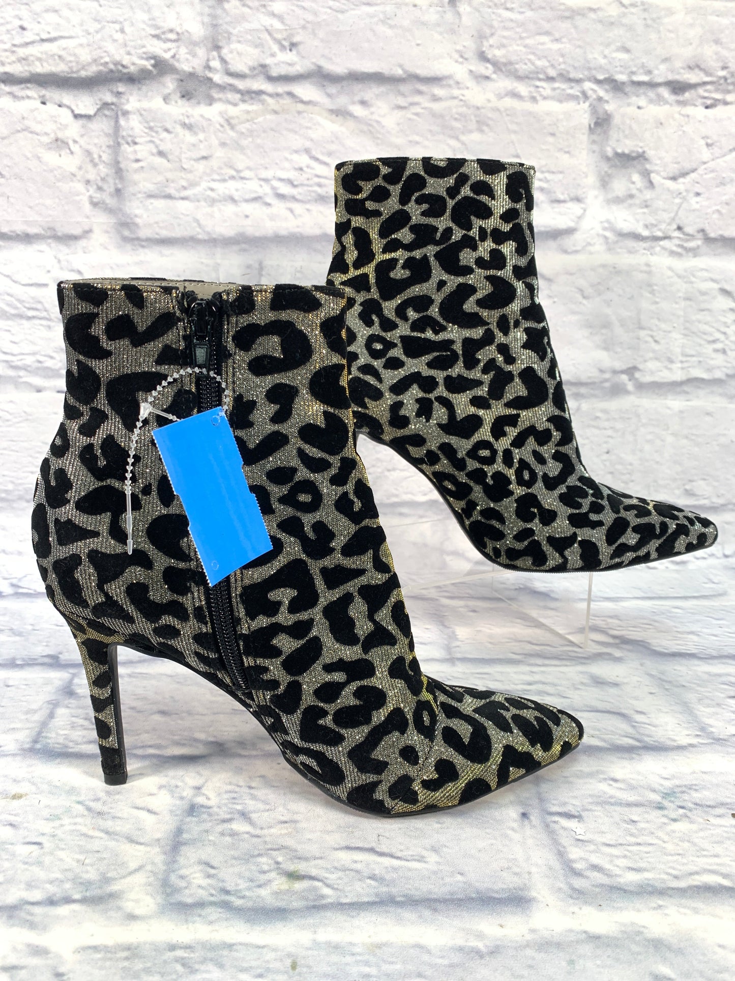 Boots Ankle Heels By Thalia Sodi In Animal Print, Size: 8